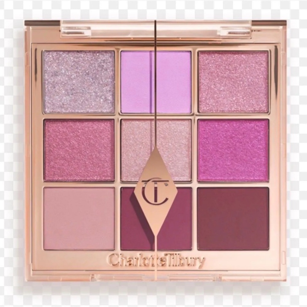 Charlotte Tilbury Radiant Pink and Purple Eyeshadow Palette